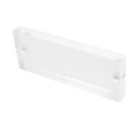 Sewroro Acrylic Optical Lens, Physical Optics Lens, Semicircular Rectangle, Reflection, for Physics and Chemistry Experiments, Teaching, Students and Researchers