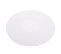 Sewroro Acrylic Record Mat for Disc Turntables Mat in White for Turntable Pad Use An Essential Records Player Accessories for Vinyl Players