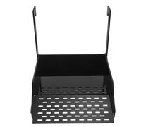 Sewroro Adjustable Acrylic Turtle Basking Platform for Tank with Hanging Design and Built-in Non-slip Ramp Black Turtle Resting and Feeding Area Suitable for Aquatic Reptiles
