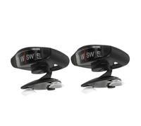 Sewroro Adjustable Car Dashboard Compass Ball Portable Abs Material with Suction Cup Mount 2pcs 360° Rotatable Design for Windshield or Dashboard Use, for Road Trips and Night Drives