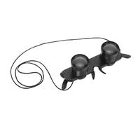 Sewroro Adjustable Magnifying Binocular Glasses 3x Lightweight Plastic Hands-free Telescope for Outdoor Fishing and Opera with Weatherproof Design and Compact 28mm Objective Lens 13mm