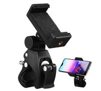Sewroro Adjustable Microphone Stand Phone Holder Clamp with Cushion Pads High Hardness Material Compatible with Various Mic Stands for Musicians and Performers