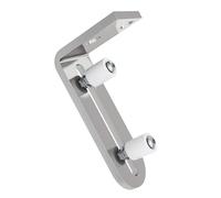 Sewroro Adjustable Stainless Steel Floor Guide Door Stopper for Sliding Barn Doors Swing Stopper with Silent Operation Heavy Duty Track Holder Preventing and Impact