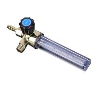 Sewroro Alloy Pressure Reducer Flowmeter with Clear Scale Transparent Tube for Argon Welding and Home Brew Systems Professional Gauge