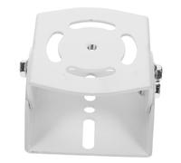 Sewroro Aluminum Alloy Monitor Clamp with Camera Wall Mount Holder Durable White Monitoring Bracket for Travel and Home Use