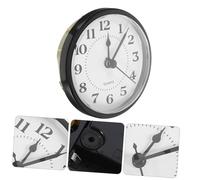 Sewroro Arabic Numeral Quartz Clock Insert Vintage Style DIY Wall Clock Kit with Dial and Glossy Finish for Collectors and Home Decor
