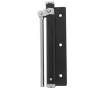 Sewroro Automatic Spring Door Closer Aluminum Alloy Self Closing Door Closer Black Compact Design Easy Installation DIY Use