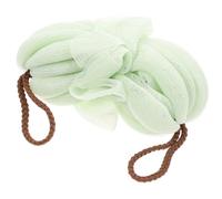 Sewroro Back Scrub Towel Long Bath Scrubber 2pcs, Green Shower Bath Strap for Exfoliating and Deep Cleaning, Suitable for Adult Body Care and Daily Bathing