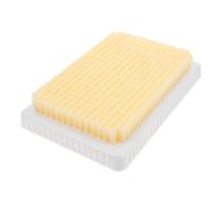Sewroro Bath Massage Pad Wall Mounted Back Scrubber for Shower 11.8 Inch Plastic Body Brush No Need to Ask for Help