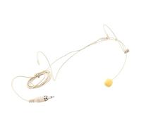 Sewroro Beige Single over Ear Headset Microphone 3.5mm Wired E05