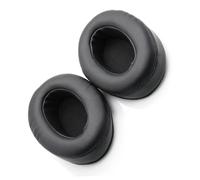 Sewroro Black Memory Replacement Ear Pads for Brainwavz Headset Protein Cushions Soft Oval Ear Cushions Compatible with Mdr Koss Ultrasone Trp and More