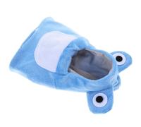 Sewroro Blue Coral Fleece Parrot Costume for Adults, Keep Warm and Easy to Handle Animal Shape Pet Clothing for Winter and Spring Use, Suitable for Cockatiel and Parakeet