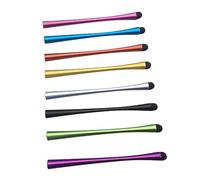 Sewroro Capacitive Stylus Pens with Nonslip Silicone and Metal Flexible Pen Body 8 Pcs Equipped with Random Color for Smartphone and Electronic Devices Suitable for Electronic Devices