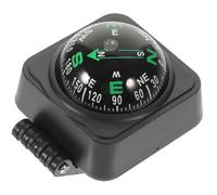 Sewroro Car Compass Ball Dash Mount for Automotive and Marine Use, Easy to Install Black Abs Acrylic Dashboard Accessory for Outdoor Activities and Road Trips