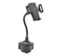Sewroro Car Phone Holder for Cup Holder Vehicle Mount with Long Flexible Arm One-hand Operation Sturdy Construction Compatible with All Phones for Safer Driving