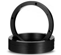 Sewroro Car Speaker Spacers 2 Pairs 6.5-inch Abs Adapter Rings for Truck Audio Systems No Cutting or Drilling Needed