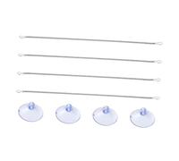 Sewroro Chain Cup Kit Hanging Hooks Window 4pcs 4 and Suction