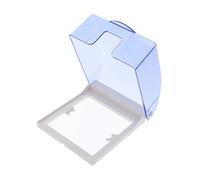 Sewroro Clear Wall Plate Cover Gang Plug Protector for Safe Kitchen Bathroom Use Durable Hard Outlet Cover Easy Installation Safe Design