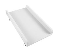 Sewroro Computer Tower Stand with Locking Rolling Casters Wood and Plastic Mobile CPU Holder for Gaming and Office Space Saving Under Desk Cart with Smooth Quiet Wheels Versatile Gaming