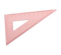 Sewroro Copper Triangle Ruler Pure Copper Vintage Handcrafted Metal Measuring Scale Ruler Small Right Angle Square for Students and Woodworking Crafts