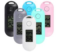 Sewroro Digital Keychain Electronic Watch Luminous Display Silent Mute Function Portable Design for Student Exam Study