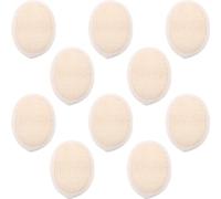 Sewroro Disposable Loofah Exfoliating Brush Expandable While Soaking Wet 10pcs Made of Loofah Sponge and Cloth for Bath and Shower Use for Dorm and Bathroom, Suitable for Dry and Oily