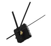 Sewroro DIY Quartz Clock Movement Set with Metal Hour Minute Second Hands | Plastic Mechanism, Noise-free Operation, Suitable for Wall Clocks and Cases, for Hobby Diyers and Repairs