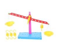 Sewroro DIY Stem Educational Balance Scale for Small Lever Construction Kit for Hands Science Experiments Critical Thinking Development Cognitive Learning Plaything for Elementary Students