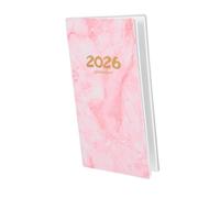 Sewroro Do Planning Journal with PU Cover Thick Ink Resistant Pages Marble Pattern Daily and Yearly Diary Planner Notebook for Students and Workers