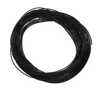Sewroro Durable Black Hollow Round Pe Rattan Repair Material for Furniture Flexible DIY Craft Webbing for Chair Table Patio Fixing Easy Clean Woven Cane Replacement