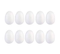 Sewroro Easter Foam Egg White Egg Craft Foam Egg Polystyrene Egg Handmade Egg Ball for Easter Craft Home Decoration, 50pcs (4cm), R6X42Z18S03ZCR9HRKUNT