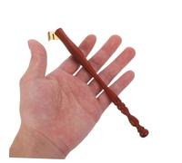 Sewroro Ergonomic Wooden Comic Dip Pen Holder with Removable Metal Flange Calligraphy Drawing Nib Holder for Artists Students Hobbyists Comfortable Grip for Extended Use and Stable Writing