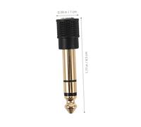 Sewroro Female to Male Stereo Headphone Adapter Copper Gold-plated Audio Jack Converter for Microphone Guitar Amp with Clear Sound and Construction