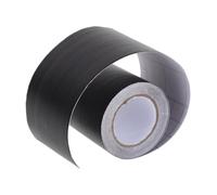 Sewroro Flexible Skirting Board Cover Self-Adhesive Baseboard Molding Trim Peel and Stick Wall Decor for Bedroom Living Balcony Corridor Black Wood Grain Medium Height