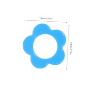 Sewroro Flower-Shaped Knitting Markers Plastic Crochet Stitch Markers with Strong Locking Clips Colorful Handicraft Rings for Sweaters Scarfs DIY Projects Secure Hold Thick Fabrics