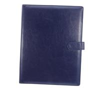 Sewroro Folder Office Supplies Letter Size Portfolio Document Holder A4 Resume Organizer Writing Portfolio Writing Pad Organizer Pad Holder Multi Pocket Pu Blue