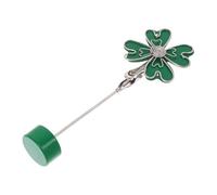 Sewroro Four Leaf Clover Desk Holder with Clip Multipurpose Memo and Photo Stand for Notes Cards and Pictures Unique Lucky Design for Office and Home Tabletop Display