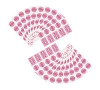 Sewroro Fragile Product Labels Pack Sticker 50 Sheets Lightweight Coated Adhesive Warning Labels for Packaging and Shipping with Rectangular Round Shapes