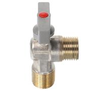 Sewroro Full Copper Ball Valve for Water Heater High Flow Angle Shut Off Valve Easy Installation Reliable Water Control for Shower Faucet Dishwasher Compatible with Standard Plumbing