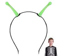Sewroro Glowing Martian Antenna Headband, Halloween Cosplay Costume, Party Hair Accessory for Men Women And Kids