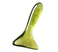 Sewroro Gua Sha Tool for Face and Neck Massage, Green Resin Facial Scraper Board for Body Meridian Therapy and Full-Body Acupuncture Massage