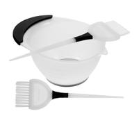 Sewroro Hair Color Bowl and Hair Dyeing Brush Salon Professional Application Tool for Even Color Application with Handy ABS Design