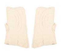 Sewroro Heat-resist Kiln Gloves Pair for Pottery Protection, High Temperature Insulation Mittens, Portable Supple Firing Gloves for Ceramic Artists