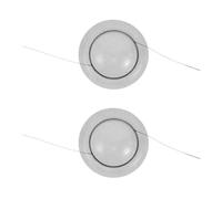 Sewroro High Frequency Tweeter Diaphragm Replacement Kit Metal and Plastic Material with 25 Core Voice Coil 2pcs Enhanced Transient Response and Lowers Thermal Compression, for Hifi