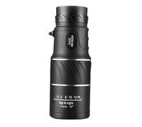 Sewroro High-magnification 16x52 Monocular Telescope, Black Night Vision Low Light Viewing Scope for Outdoor Camping Hiking and Wildlife Observation
