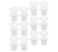 Sewroro Hot Water Bottle Rubber Stoppers and Enhanced Heat Retention 12pcs with 16mm Thread, Leak-Proof Solid Rubber Plugs High Temperature Resistance for Hot Water Bags for Cold Seasons