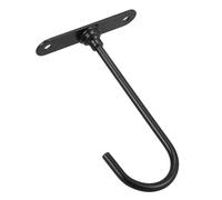 Sewroro Indoor Banana Hanger Metal Hook Keeper for Cabinet Storage | Black Metal, Sleek Minimalist Style, Quick Grab Access, Suits Grapes and Kitchen Utensils