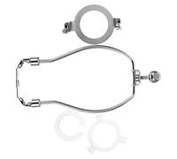 Sewroro Iron Horn Light Bracket Lamp Harp Holder for Table and Floor Lamps Screw Type Easy Install Resistant Iron with Bright Silver Finish Stable Support for Lampshades and Bulb
