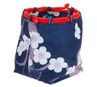 Sewroro Japanese Style Drawstring Jewelry Pouch Small Portable Polyester Storage Bag with Delicate Pattern, Easy to Open and Carry for Valentine's Day or Christmas Gift