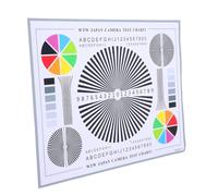 Sewroro Lens Focus Calibration Chart and Color Test Card for Security Camera Installation Providing Precise Image Assessment in Diverse Indoor and Outdoor Conditions
